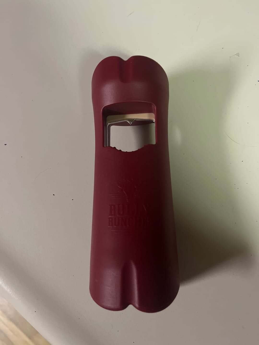 Customer photo review of Bully Stick Safety Holder