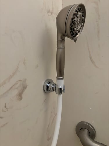Customer photo review of Universal Handheld Shower Head Holder Wall Mount