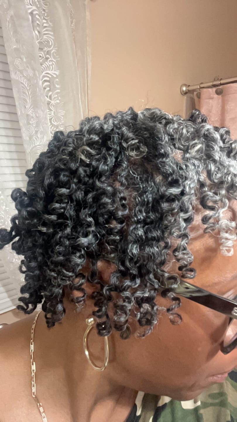 Customer photo review of Vanilla Bean Defining Curl Cream – Hydration & Definition for Curls That Shine