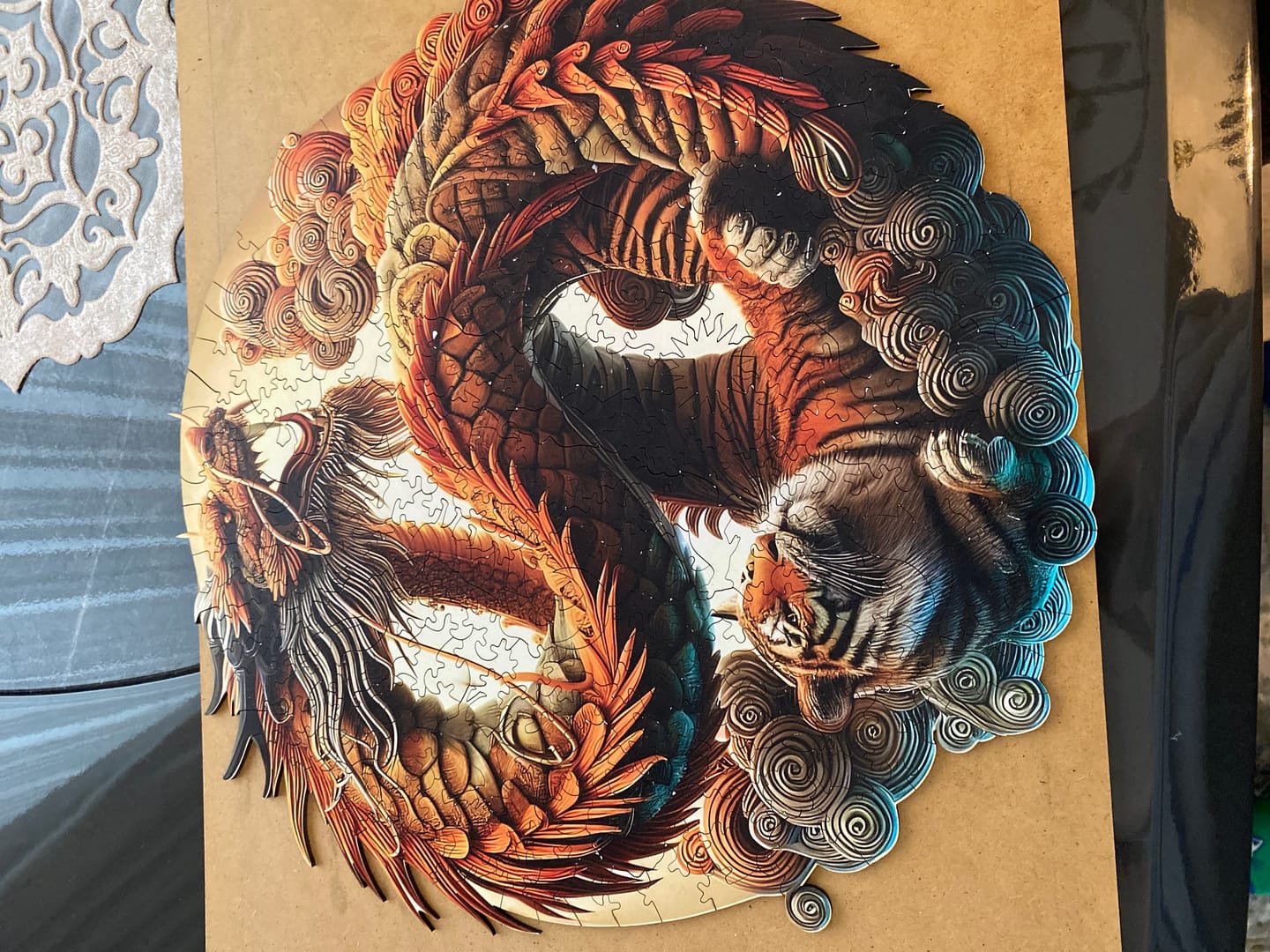 Customer photo review of Kaplan ve Ejderha - Ahşap Puzzle