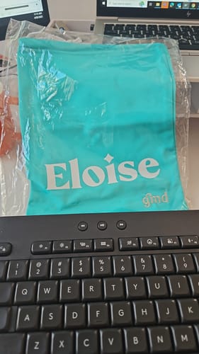 Customer photo review of Seafoam Lycra Guard Bag (name optional)