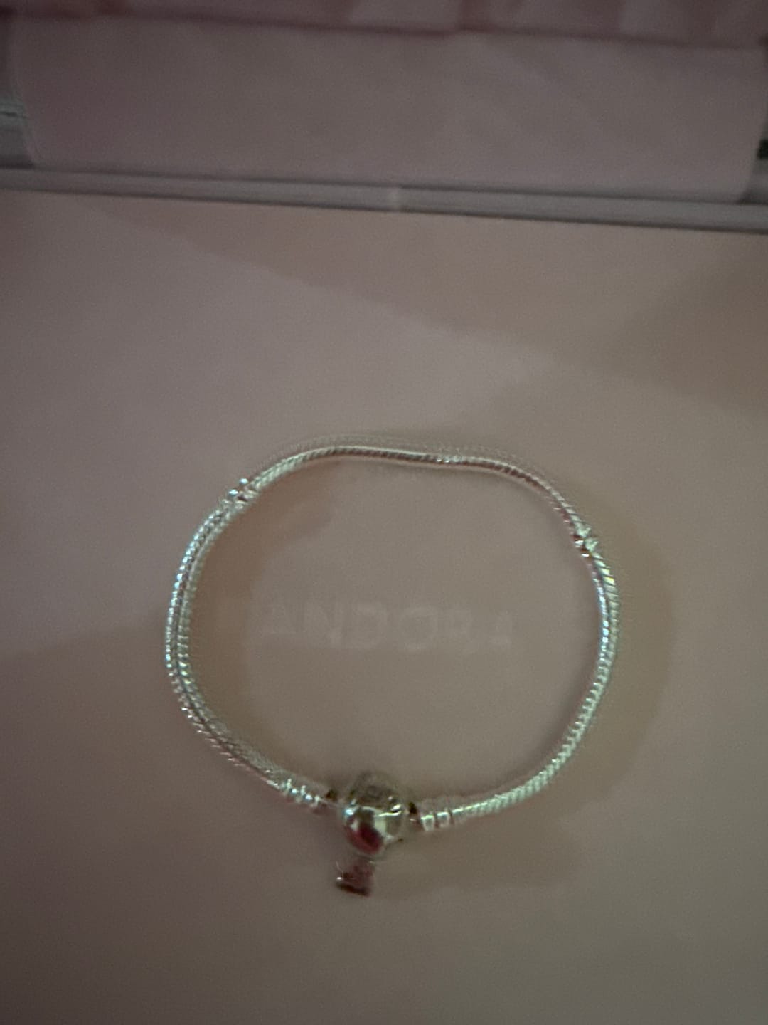 Customer photo review of Pulsera Esfera de Amor y Corazon