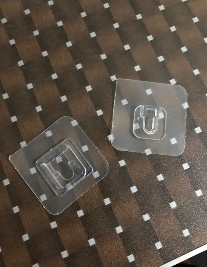 Customer photo review of Double-Sided Self Adhesive Wall Hooks - (IMPORTED)