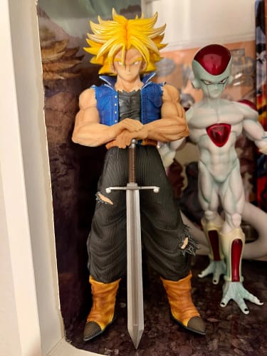Customer photo review of Dragon Ball Z Future Trunks 25CM Action Figure – PVC Collectible Statue Model Toy Gift