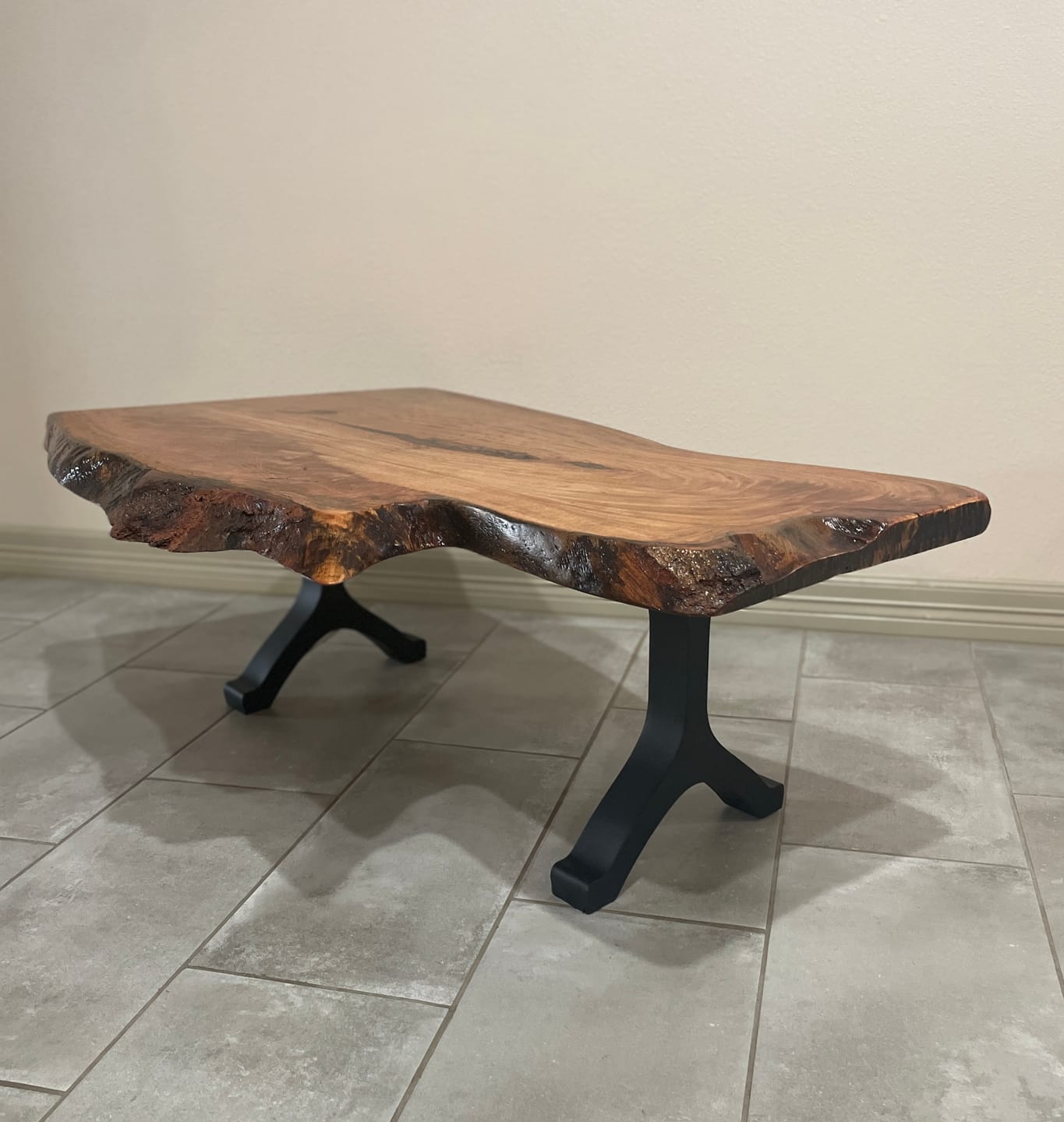 Customer photo review of Bench Legs 101 Wishbone 16H inch Mid-Century Modern Style