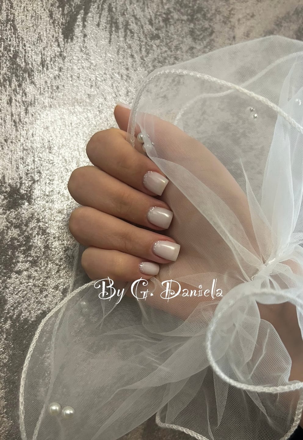 Customer photo review of Supreme Milky White Builder gel