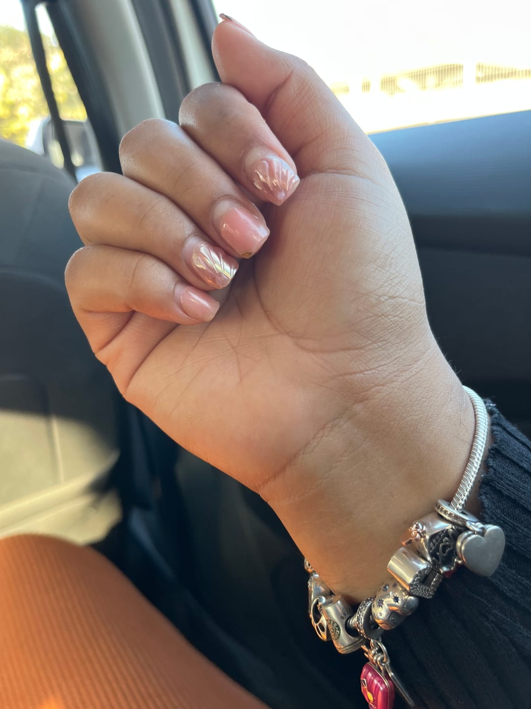 Customer photo review of Pulsera Corazón Noche Estrellada