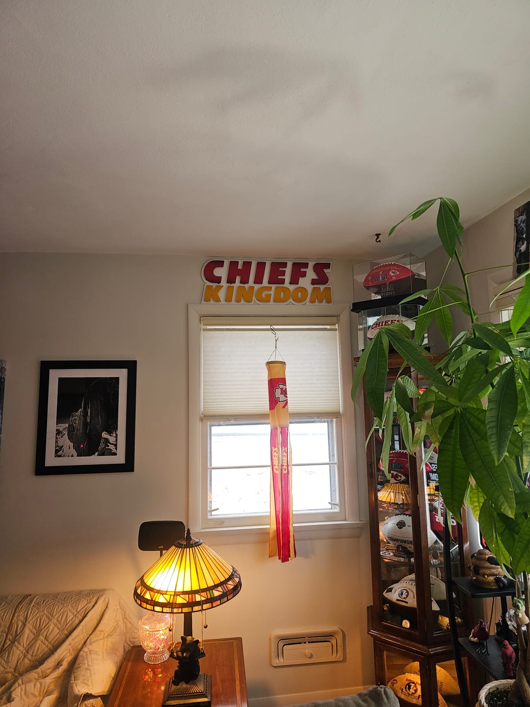 Customer photo review of Kansas City "CHIEFS KINGDOM" 3D Vintage Metal Wall Art