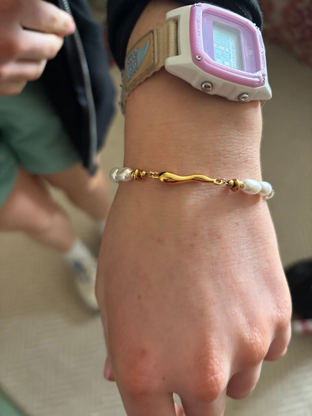 Customer photo review of Lovina Freshwater Pearl Bracelet