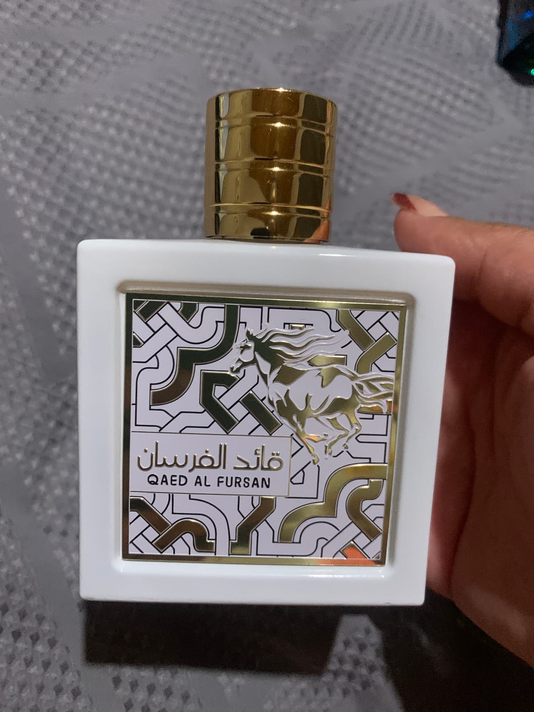 Customer photo review of Qaed Al fursan Unlimited Lattafa 90ml