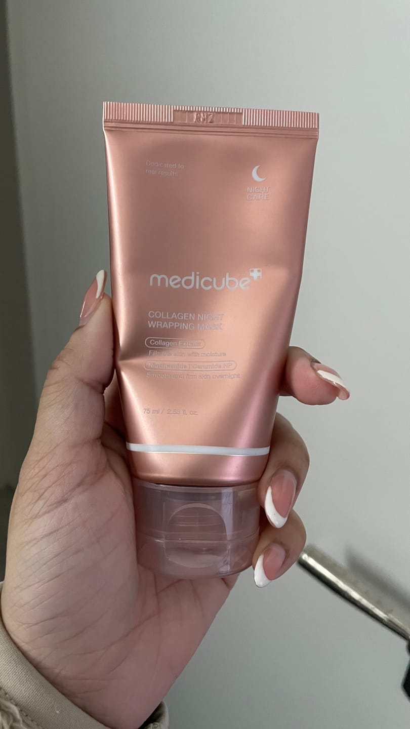 Customer photo review of Medicube - Masque - Collagen Night Wrapping Mask