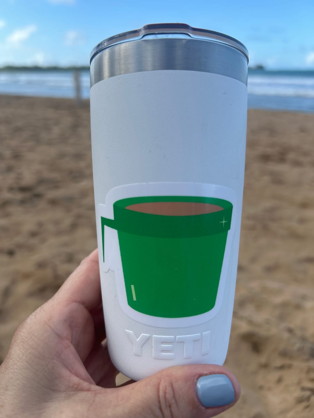 Customer photo review of Tacita Verde (Sticker Laminado)