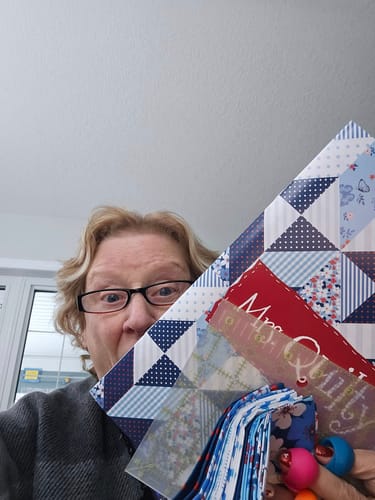 Customer photo review of Mrs Quilty Subscription Box