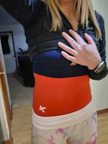 Customer photo review of Women's Heat Trapping Waist Toner
