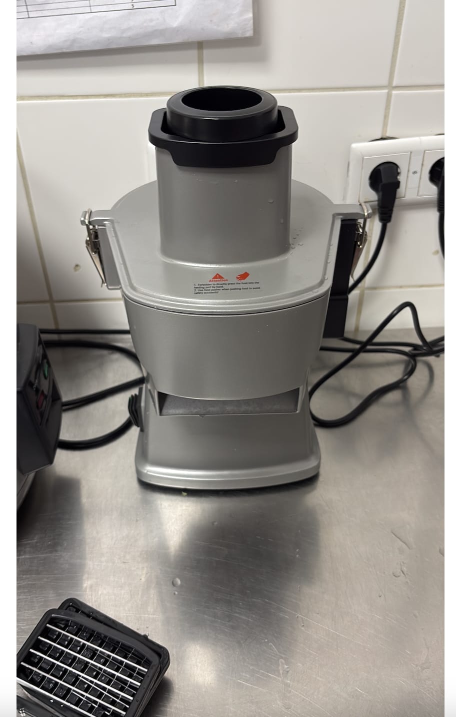 Customer photo review of Elektrikli sebze dilimleyici - 3 yıl garanti