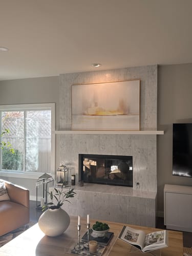 Customer photo review of Sunrise landscape painting #ABSH20