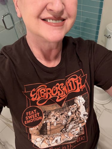 Customer photo review of 8-Track Artwork Aerosmith T-Shirt