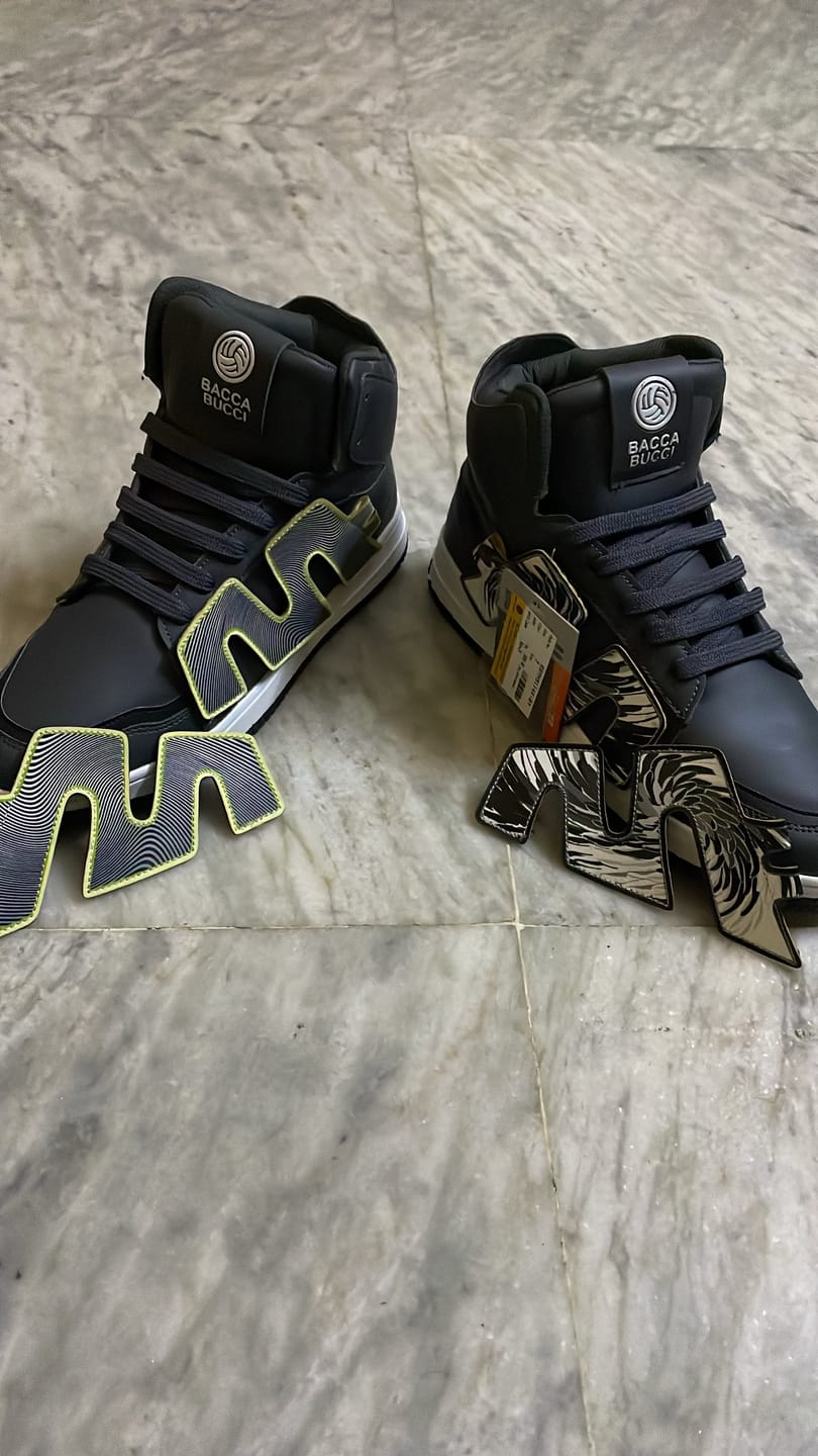 Customer photo review of Bacca Bucci High-Top PATCH-PLAY Men's Sneakers