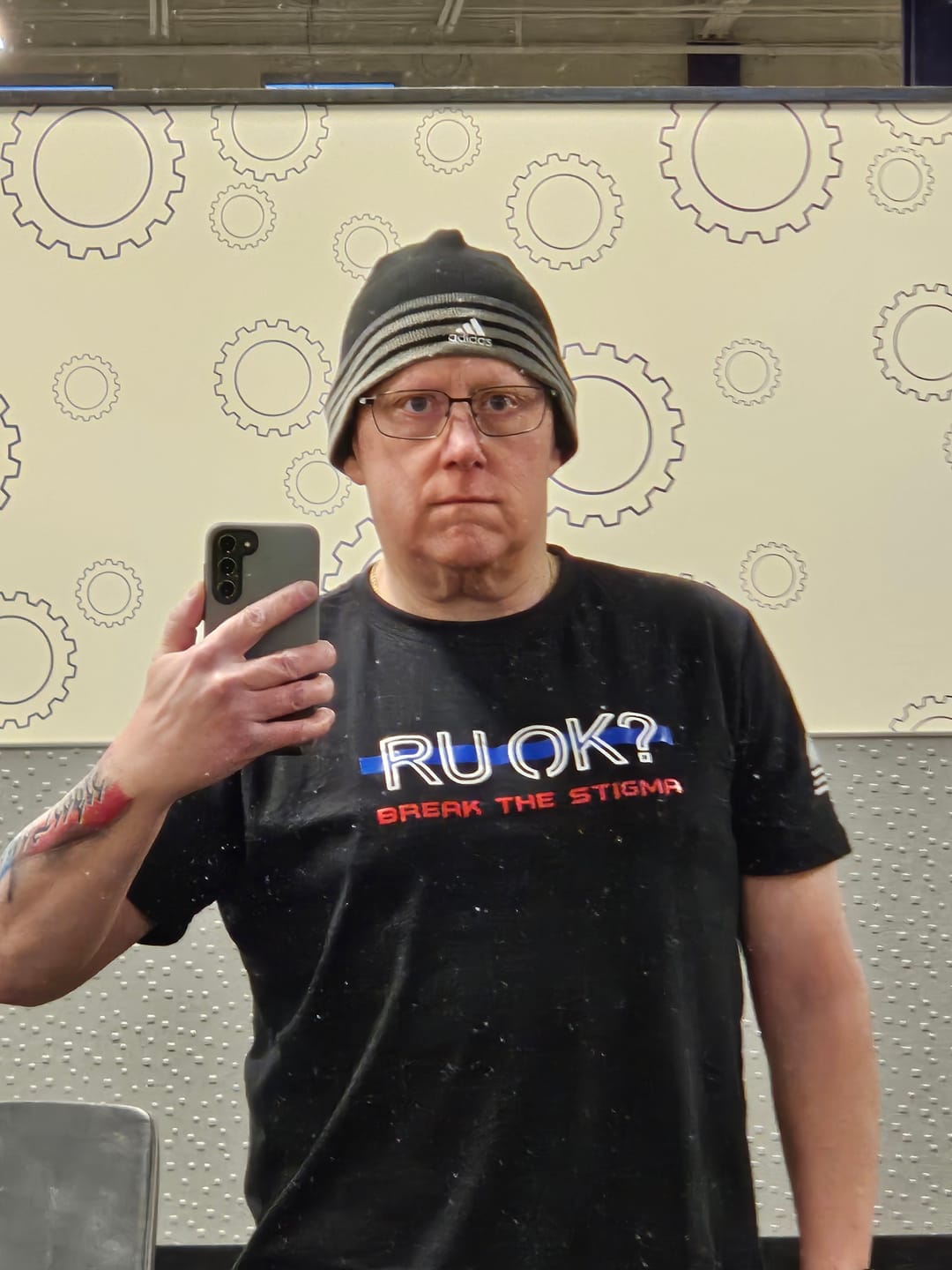 Customer photo review of Stigma-Breaking Unisex Tee