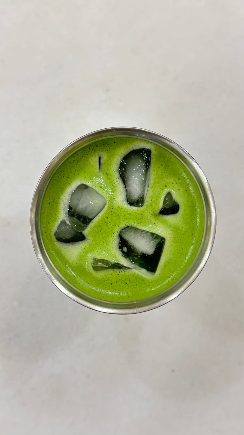 Customer photo review of Washimine Ceremonial Matcha Tea
