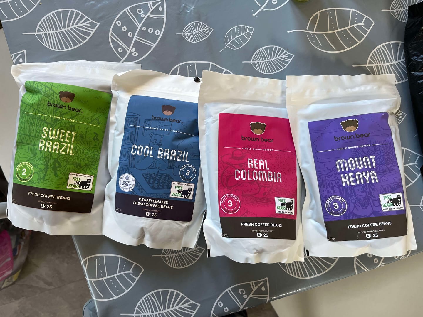 Customer photo review of Medium Roast Coffee Bundle | Brown Bear
