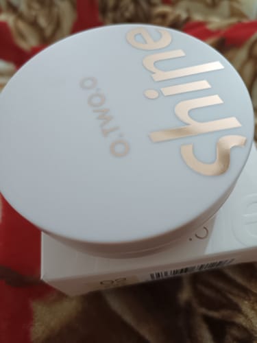 Customer photo review of O.TWO.O VITALITY NEW SKIN CUSHION BB CREAM