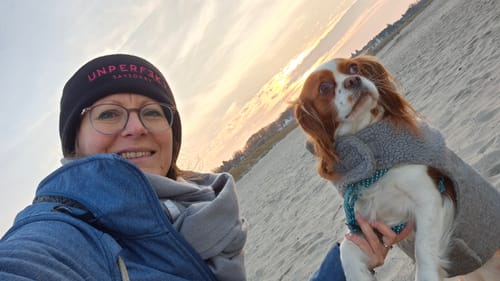 Sylvia R. review of 100% recycelte Beanie »Unperfekt Mütze in Pink bestickt« image 1 out of 1