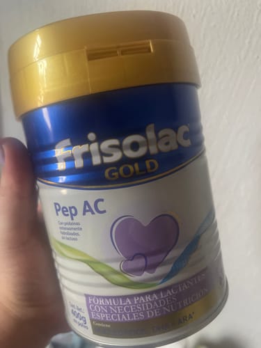 Customer photo review of Frisolac Gold Pep A C (0 A 12 Meses) Pack Con 800 Gr