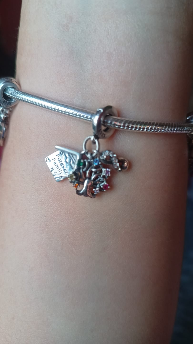 Customer photo review of Charm Casa, Árbol y Infinito "Forever Family"