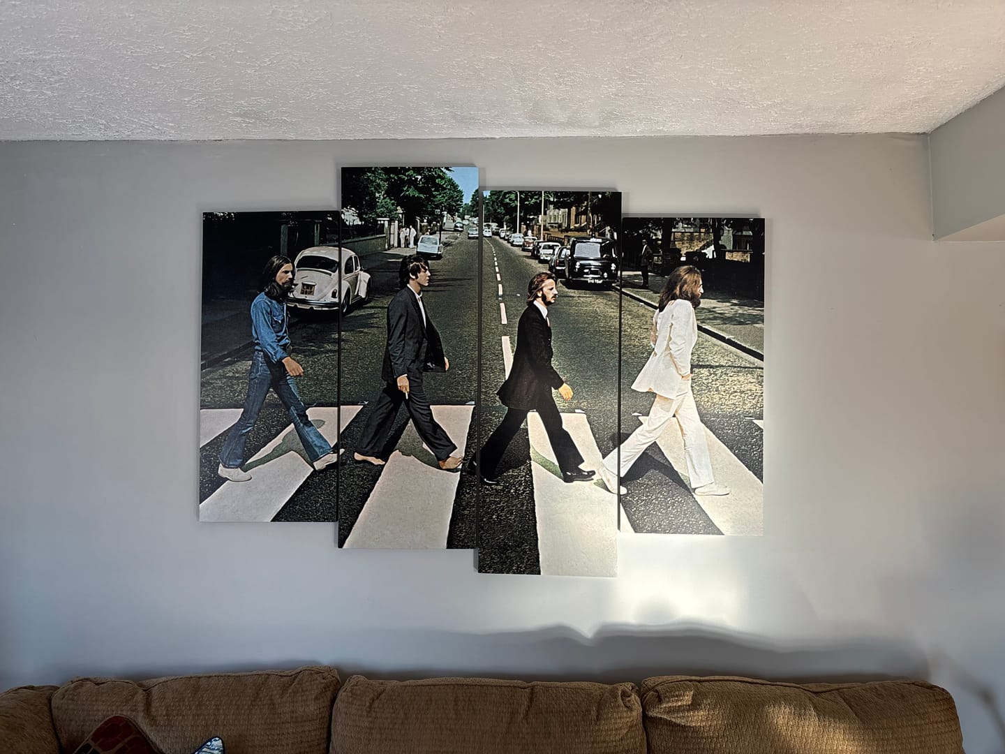 Customer photo review of Abbey Road Wall Art