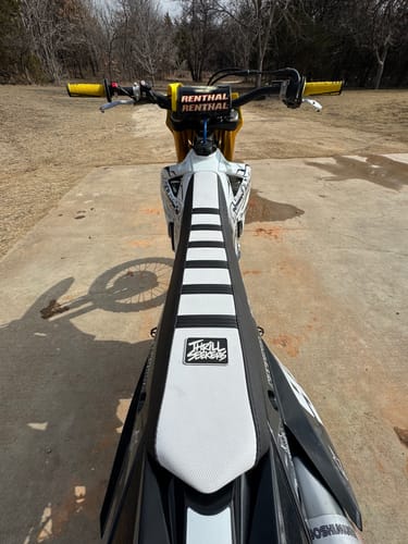 Customer photo review of Custom Seat Cover: 2019 Suzuki RMZ450