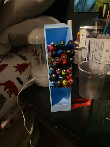 Customer photo review of Tiered Office Supply Storage Caddy