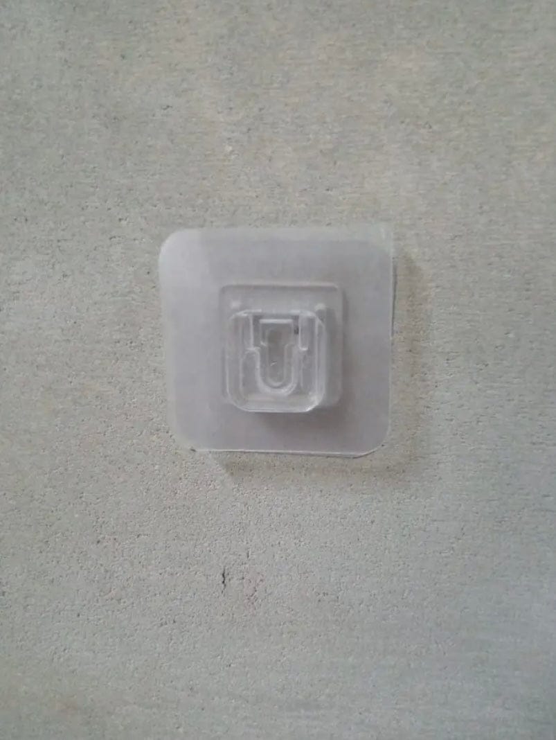 Customer photo review of Double-Sided Self Adhesive Wall Hooks - (IMPORTED)
