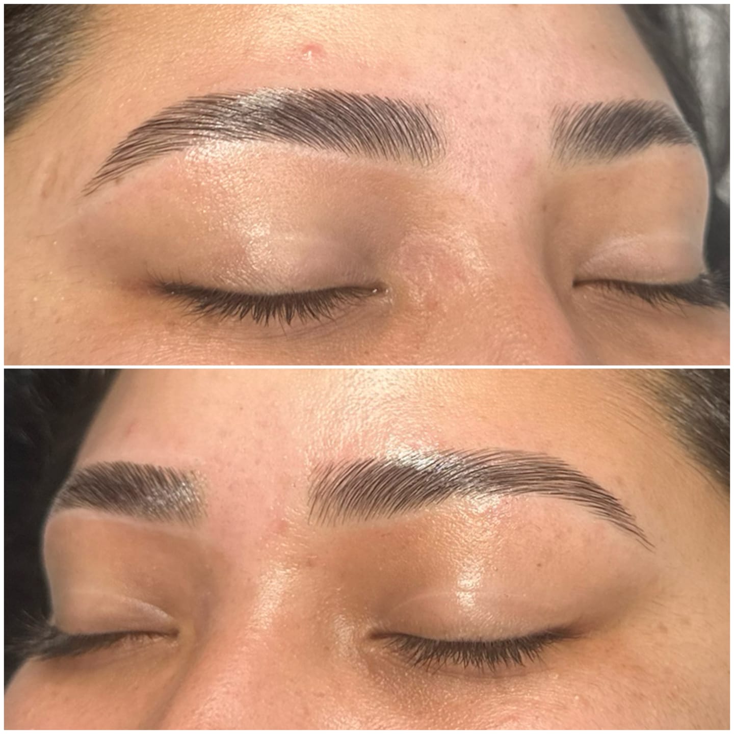 Customer photo review of Deluxe Lash & Brow Balm