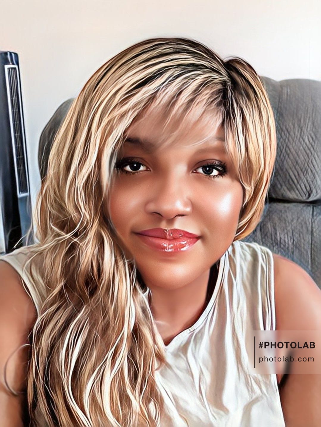 Customer photo review of Outre Wigpop Style Selects Full Wig - NAFESSA - Naturally Parted