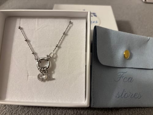 Customer photo review of Collana Rosario in Argento 925 con Chiusura ad Anello