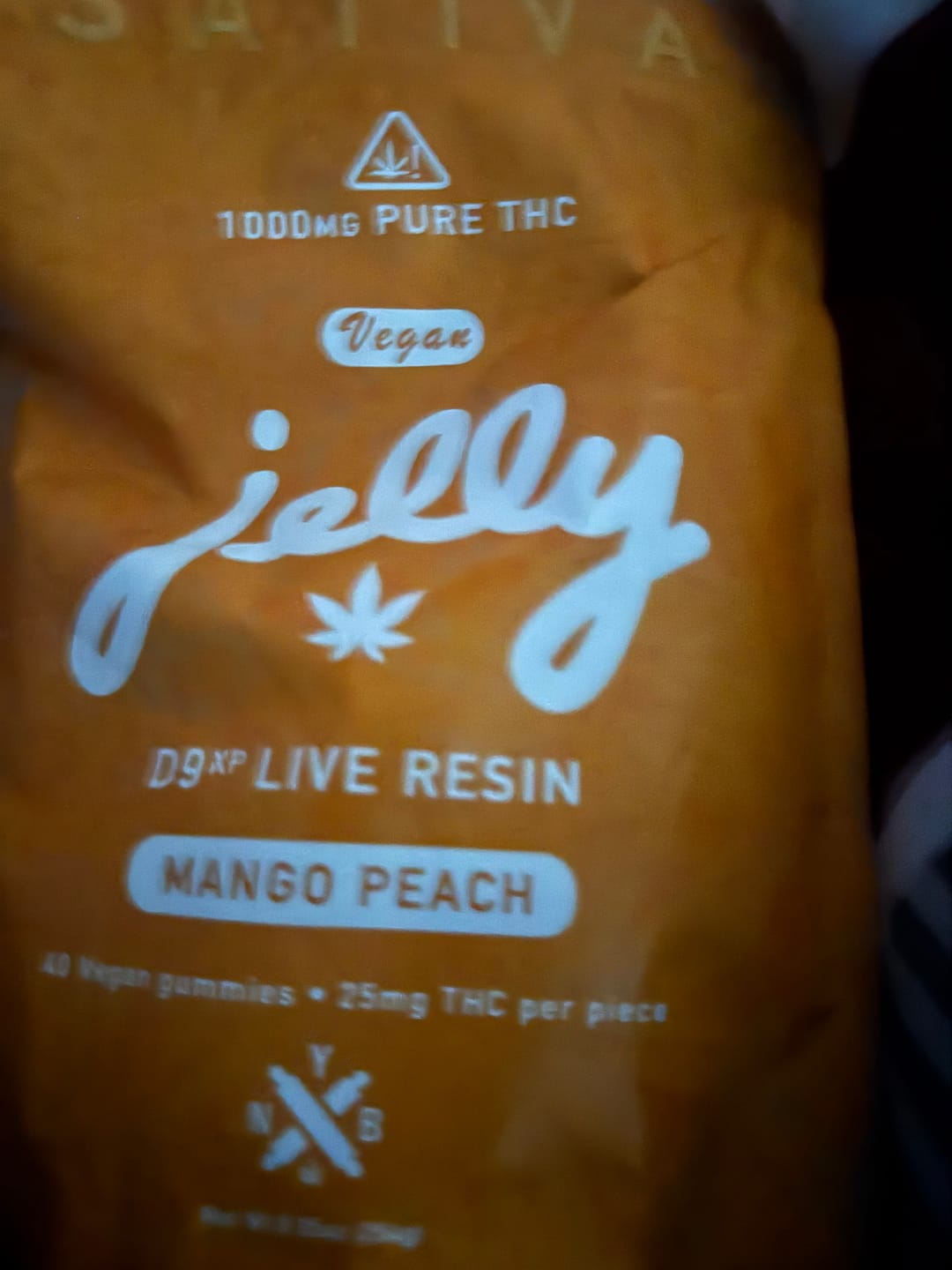 Customer photo review of Jelly D9XP Live Resin Gummies