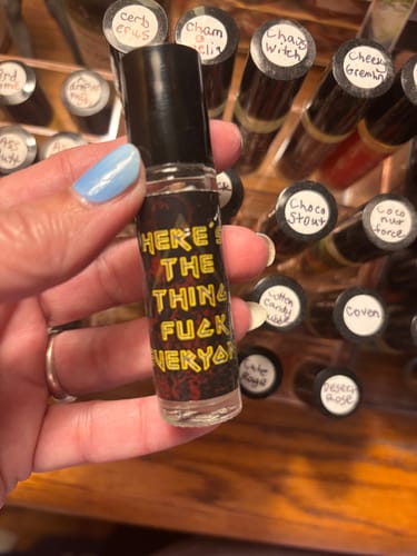 Customer photo review of Here's the Thing, Fuck Everyone