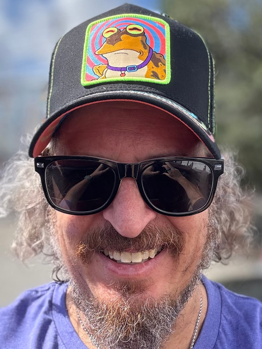 Customer photo review of OVERLORD X Futurama: Hypnotoad Trucker Cap