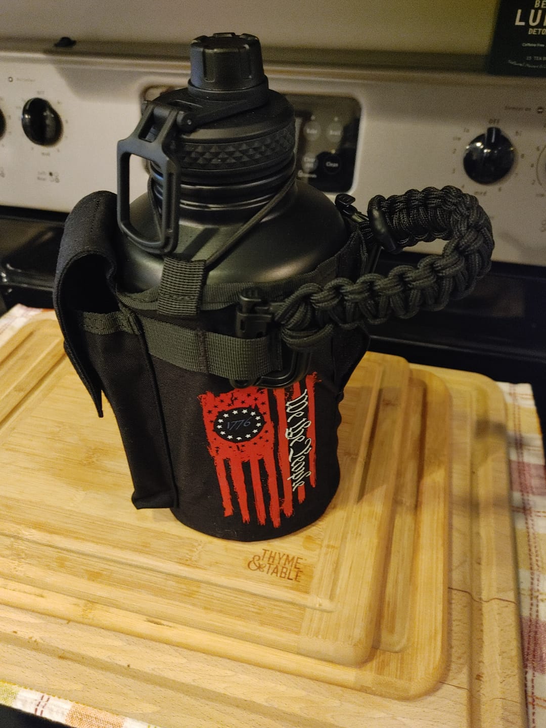 Customer photo review of Battle Bottle Sleeves - 64oz
