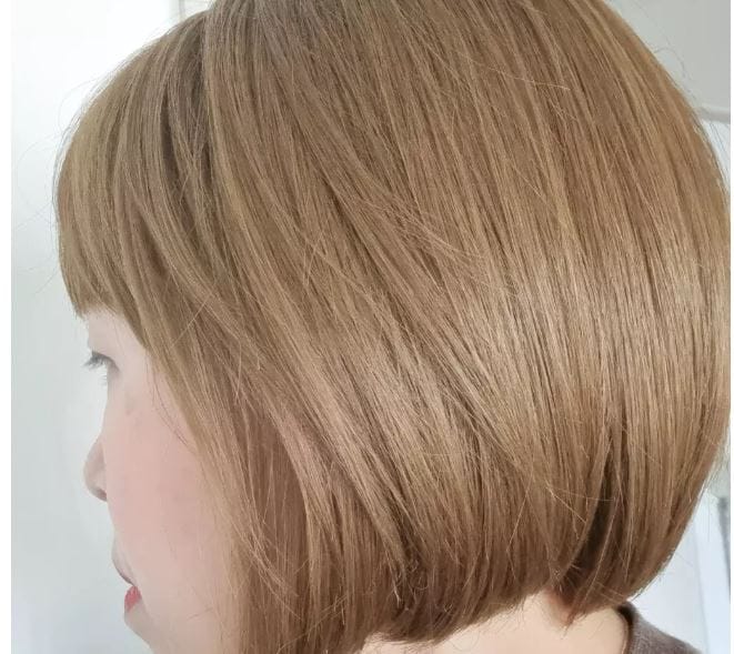 Customer photo review of *Handmade* Full Wig) Nature Short Hair