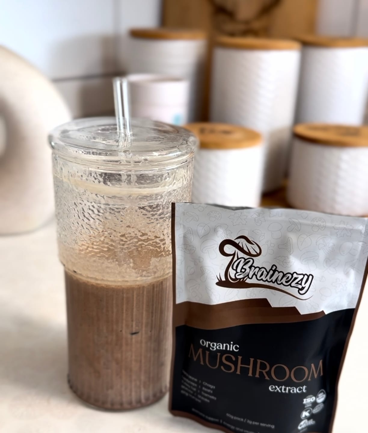 Customer photo review of Brainezy 9in1 Daily Wellness Mushroom Secret- 30 Servings