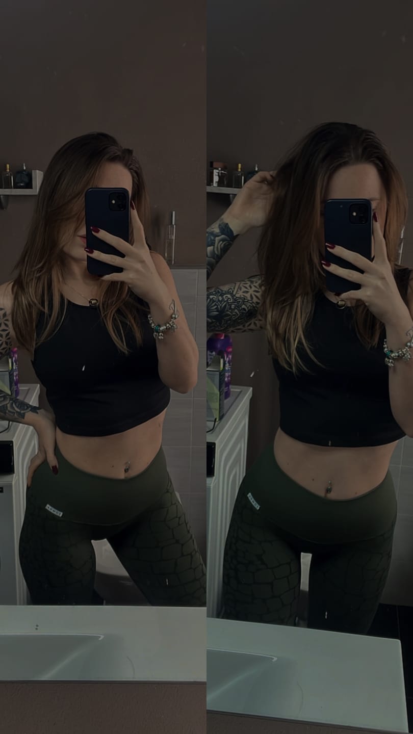 Customer photo review of Leggings All-up Cocco Verde