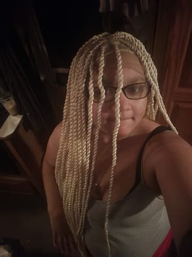 Customer photo review of Senegalese Twist Wig - Nonso
