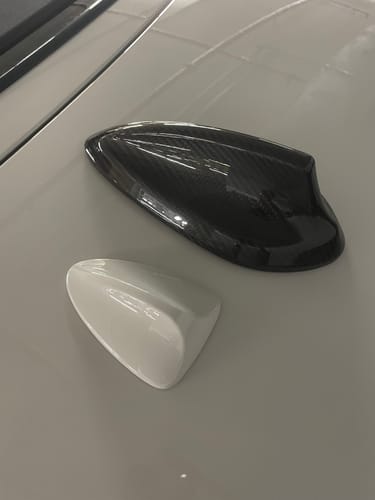 Customer photo review of F & G Series Carbon Fiber Antenna Cover