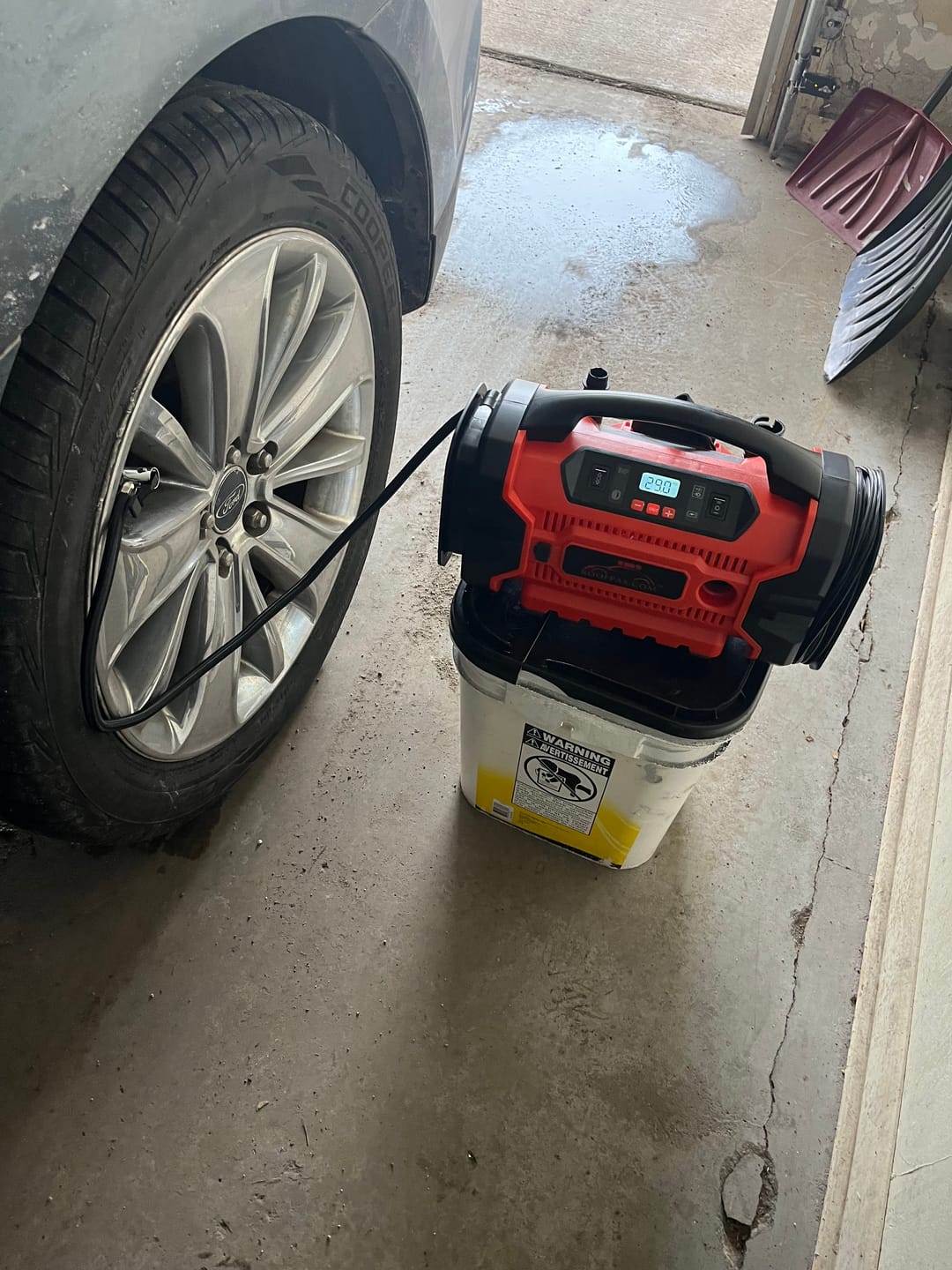 Customer photo review of Air Compressor for Car Tires