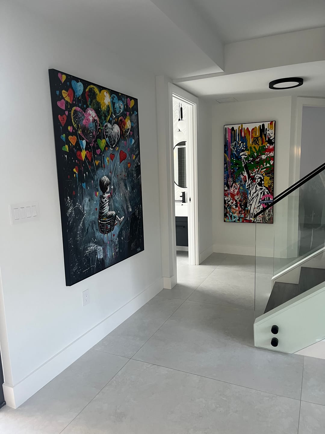 Customer photo review of Modern Graffiti Wall Art