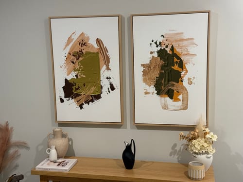 Customer photo review of Journey of Recovery, Abstract Art Trio