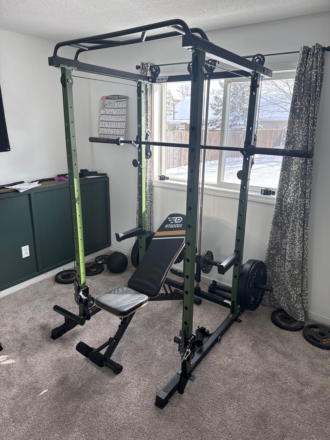 Customer photo review of RitFit PPC03 1000lbs Power Cage with Smooth Cable System