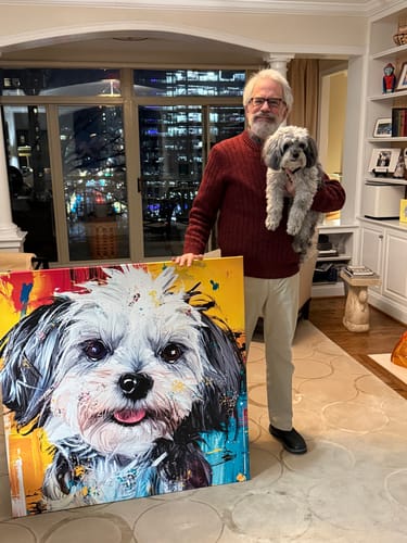 undefined review of Custom Pet Portrait - Abstract Style image 1 out of 2